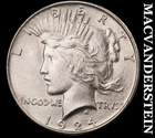 1924 Peace Dollar- Silver- Choice Gem Brilliant Unc++ Luster- No Reserve #L4363