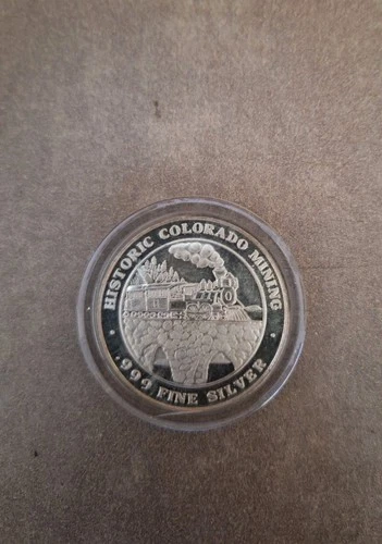 1-oz Glory Hole Saloon Central City Colorado .999 Fine Silver Round