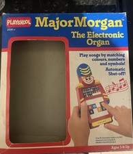 Vintage Toy Major Morgan 70’s 80’s Fully Working With Box And Music Cards.