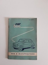 Fiat 600 Manuale Uso E Manutenzione 18 Edizione 1959 Collezione 