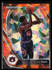 JT Thor #28 2021 Prizm Draft Picks Orange Cracked Ice PRIZM Rookie  G0147A