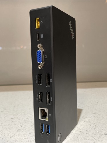 Lenovo ThinkPad USB-C Docking Station Universal 4K Dual Display DP, Power - Picture 4 of 9