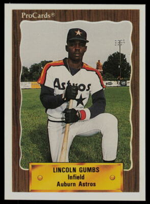1990 ProCards Lincoln Gumbs Auburn Astros | eBay