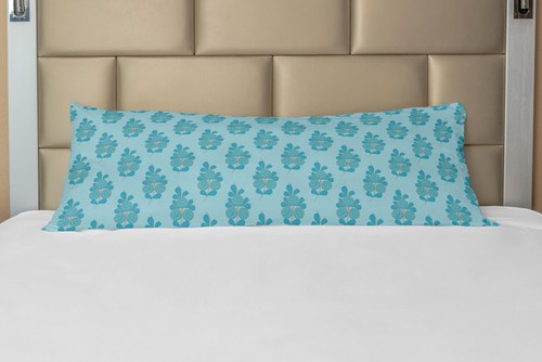Taie De Traversin Décorative 53x137 Cm - Motif Framboise Et Lime, Microfibre Douce, Fermeture à Glissière - 2