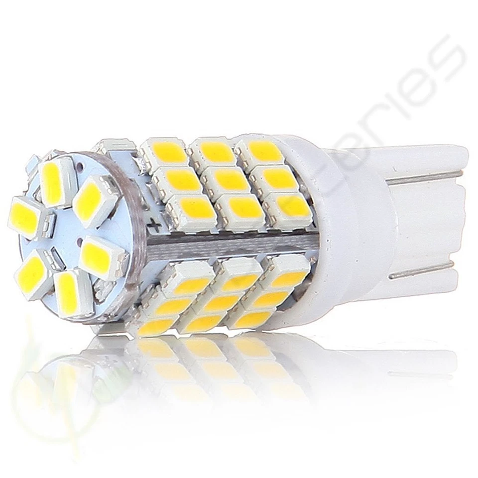 10 Piezas Luces LED con Cuña 42smd Blanco Cálido T10/921/194 Bombilla 12V Foto 4 de 4
