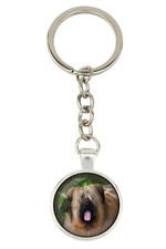 Briard. Keyring for dog lovers. Photo jewellery. Handmade UK
