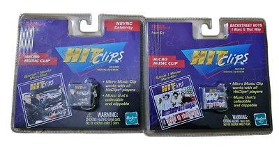 2001 Hit Clips BACKSTREET BOYS & NSYNC Micro Music Clips New