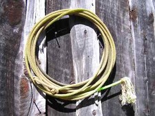 Old Lasso Rope, "Retired" Cowboy Lariat, Vintage Western Wall Hang GR