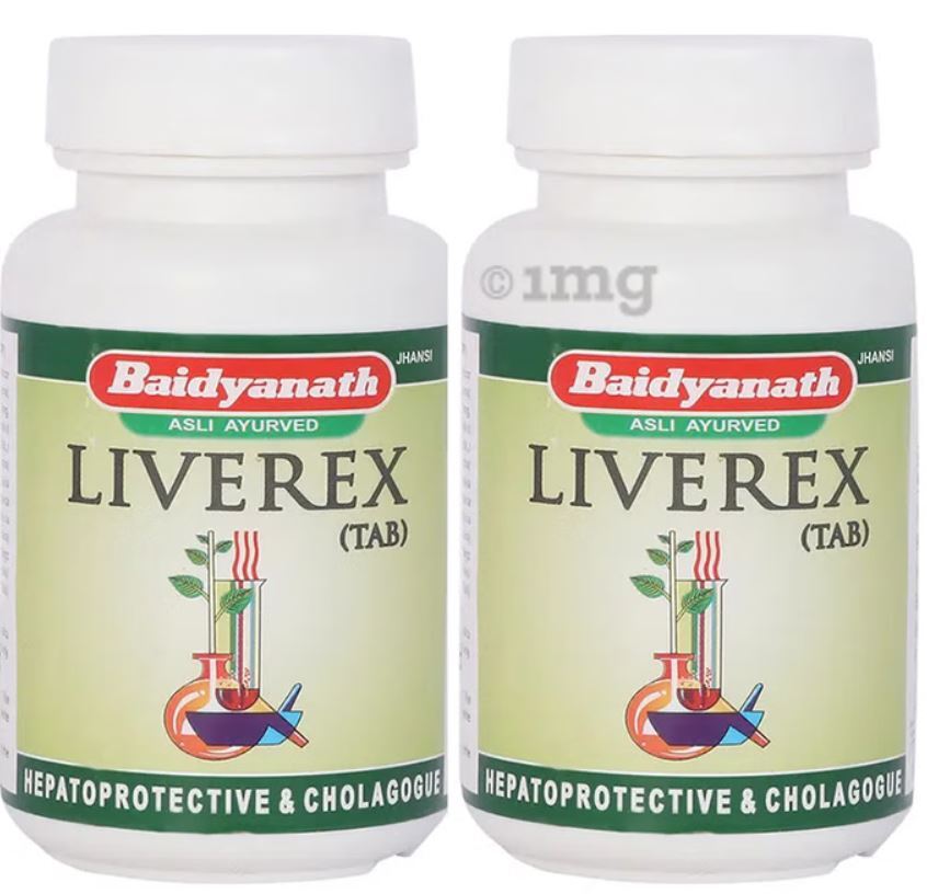Baidyanath Jhansi Liverex 2X 100 = 200 Tablets