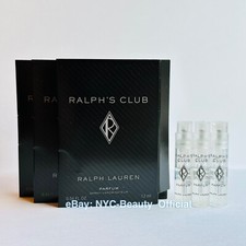 3 x Ralph Lauren Ralph's Club Parfum Spray Sample 1.2 ml each