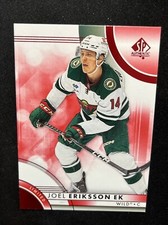 23-24 UD SP Authentic Hockey Red Limited 66 Joel Eriksson Ek