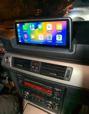 ECRAN Système multimédia Carplay et Android auto GPS BMW E90-E91-E92-E93+ caméra - Photo 1/4