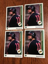 1989 UPPER DECK DANTE BICHETTE ROOKIE CARDS #24 RC-NR-MINT CONDITION-FEB502