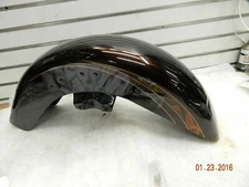 Front Fender Harley FLHR CVO Maple Metallic Vivid Black Road King Flames FLTRXSE