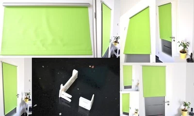 Thermo Rollos Verdunkelungsrollo easyfix Klemmfix Seitenzug Klemm Rollo Jalousie - Bild 1 von 4