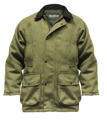 Chaqueta Abrigo Hombre Tweed Caza Tiro Pesca Invierno - Imagen 5 de 5