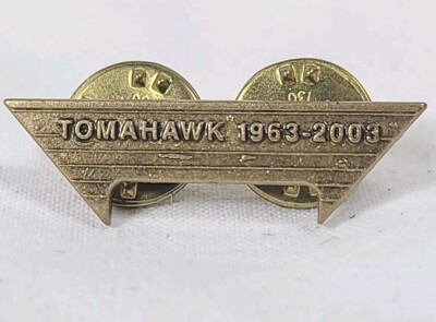 1963 - 2003 HOG Tomahawk Chapter Member Pin Harley Davidson Owners Group HTF