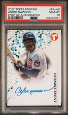 2022 Topps Pristine #PA-AD Andre Dawson PSA 10 GEM MINT Auto Cubs