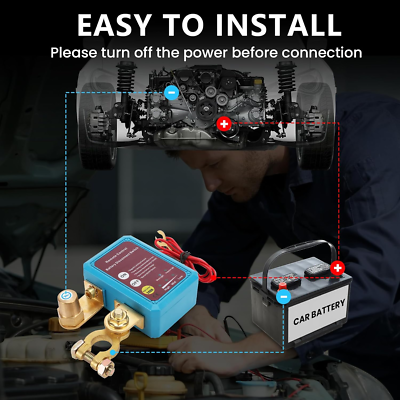 Stacca Batteria 12V 240A Con Telecomando, Interruttore Di Spegnimento Automatico Antifurto Per Auto E Camper