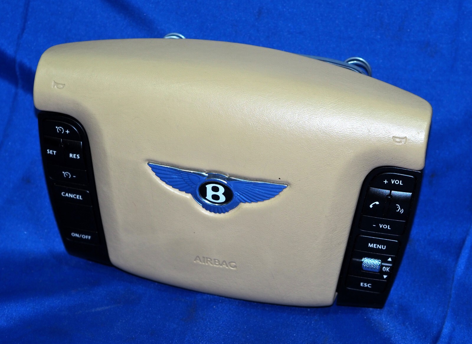 2003-2012 Bentley Flying Spur GT GTC Driver Left Steering Wheel Air Bag Saffron