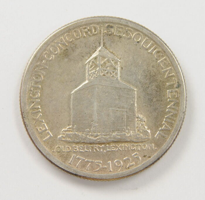 1925 US Mint Lexington Concord Half Dollar 50 Cent