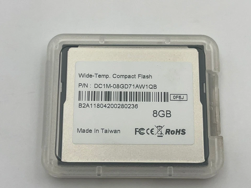 InnoDisk iCF9000 Industrial 8 GB SLC Compact Flash Card DC1M-08GD71AW1QB - Image 3 of 4