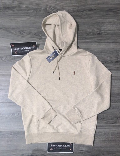 Dune Tan Double Knit Pullover Hoodie 