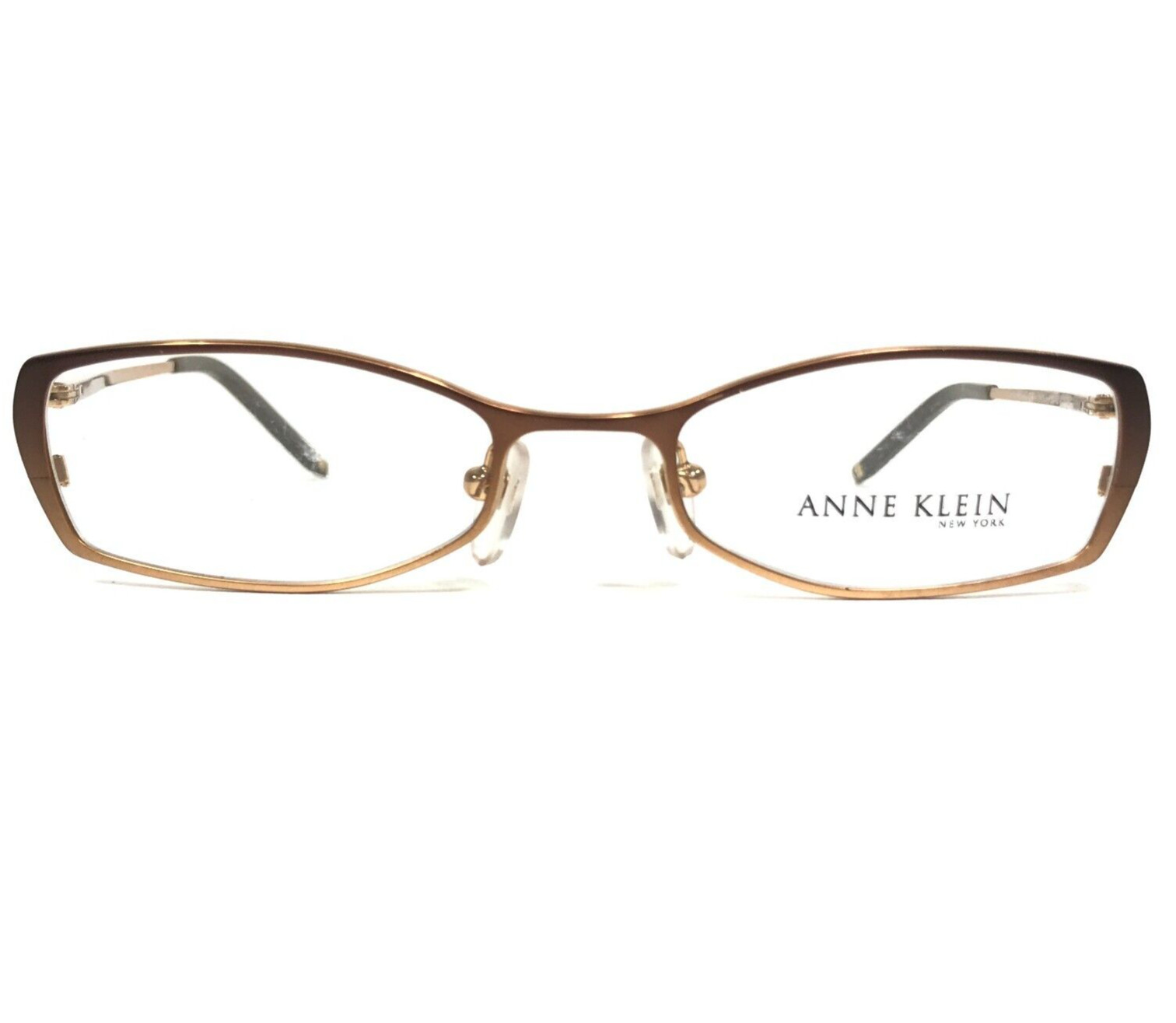 Миниатюрная оправа для очков Anne Klein AKNY 9084 488 Золотая прямоугольная 48-18-135 12390₽