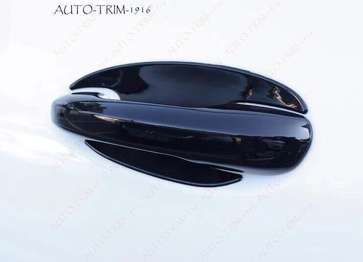 Cubierta de manija de puerta exterior ABS negro brillante para Mercedes-Benz CLE 2024-2025 Foto 3 de 4