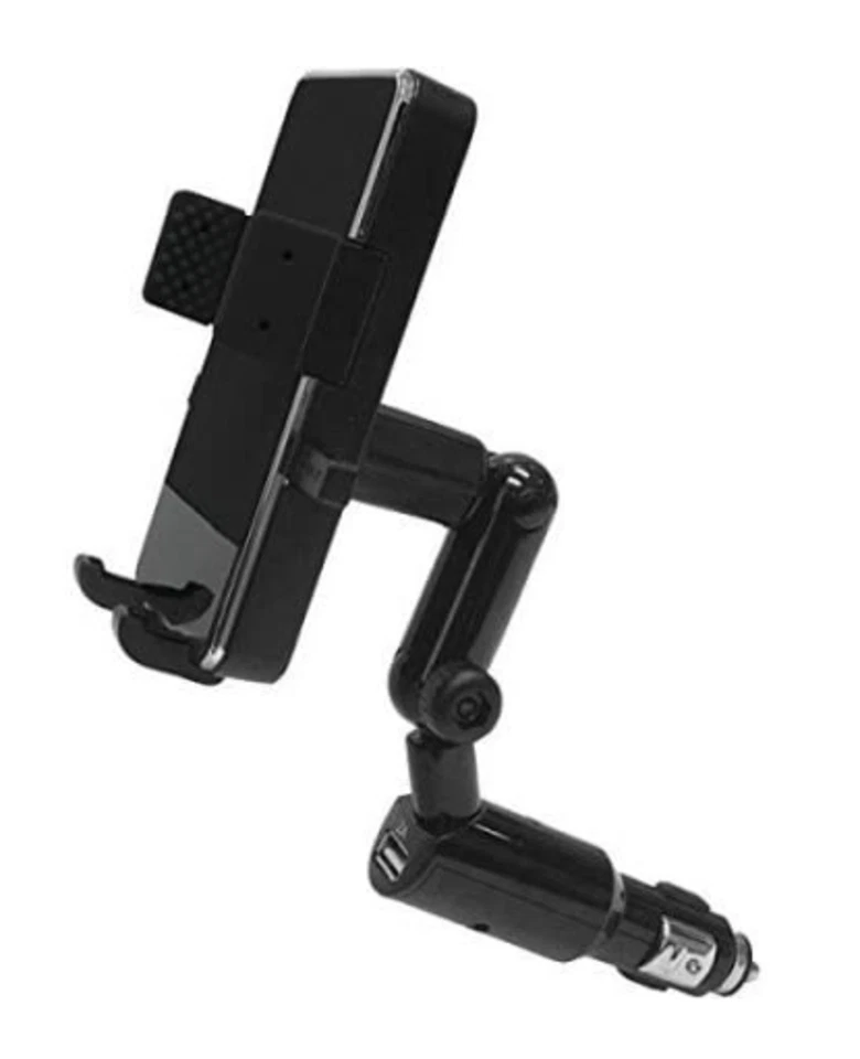 Iessentials LE-UHQR1-Bk. Rapid Car Charger & Universal Mount 2.1-Amp USB Port - Image 2 of 4