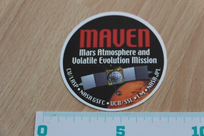 Aufkleber / Sticker NASA MAVEN - Mars Atmosphere and Volatile Evolution Mission