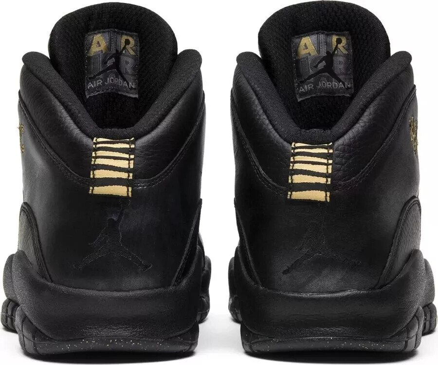 Nike Air Jordan 10 X Retro 2016 NYC Sneakers 310805-012 Men\'s Black/Gold Size 11 Nike Air Jordan 10 X Retro 2016 NYC Sneakers 310805-012  main image 2