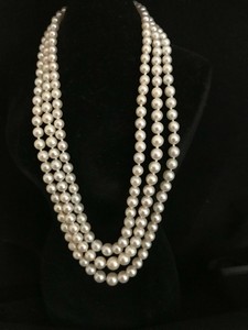 pearl clasp necklace diamond strand saltwater