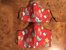 Hello Kitty Handmade Face Mask 3 Lyr Lot