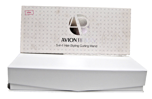 Avion Beauty 5-in-1 Hair Styling Curling Wand Hair Styling Pink New T2258 - Picture 6 of 16