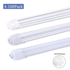 T8 8FT Led Tube Light R17D HO 8' Led Bulbs 45W 65W 90W Led Shop Light 6000K