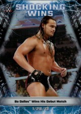 2020 Topps Chrome WWE Bo Dallas #SW-17 Shocking Wins