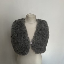 Urban Behaviour Crop Faux Fur Uk 12 Size Bolero