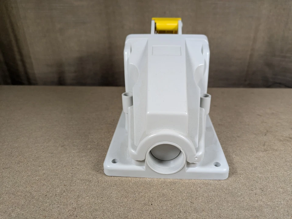 Gewiss GW62485 115V 32A Socket Outlet 90 Degree Angled 3 Pin Wall Mounted IP44 - Image 3 of 4