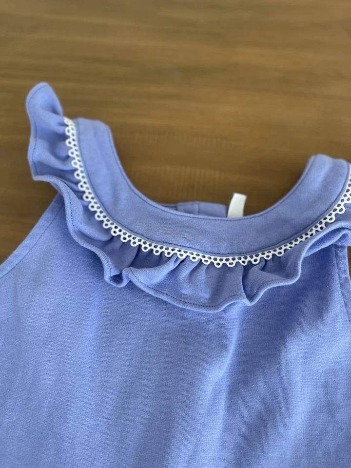 Vestido Ponte Janie and Jack Circle Trim Volantes Talla 12 Foto 4 de 4