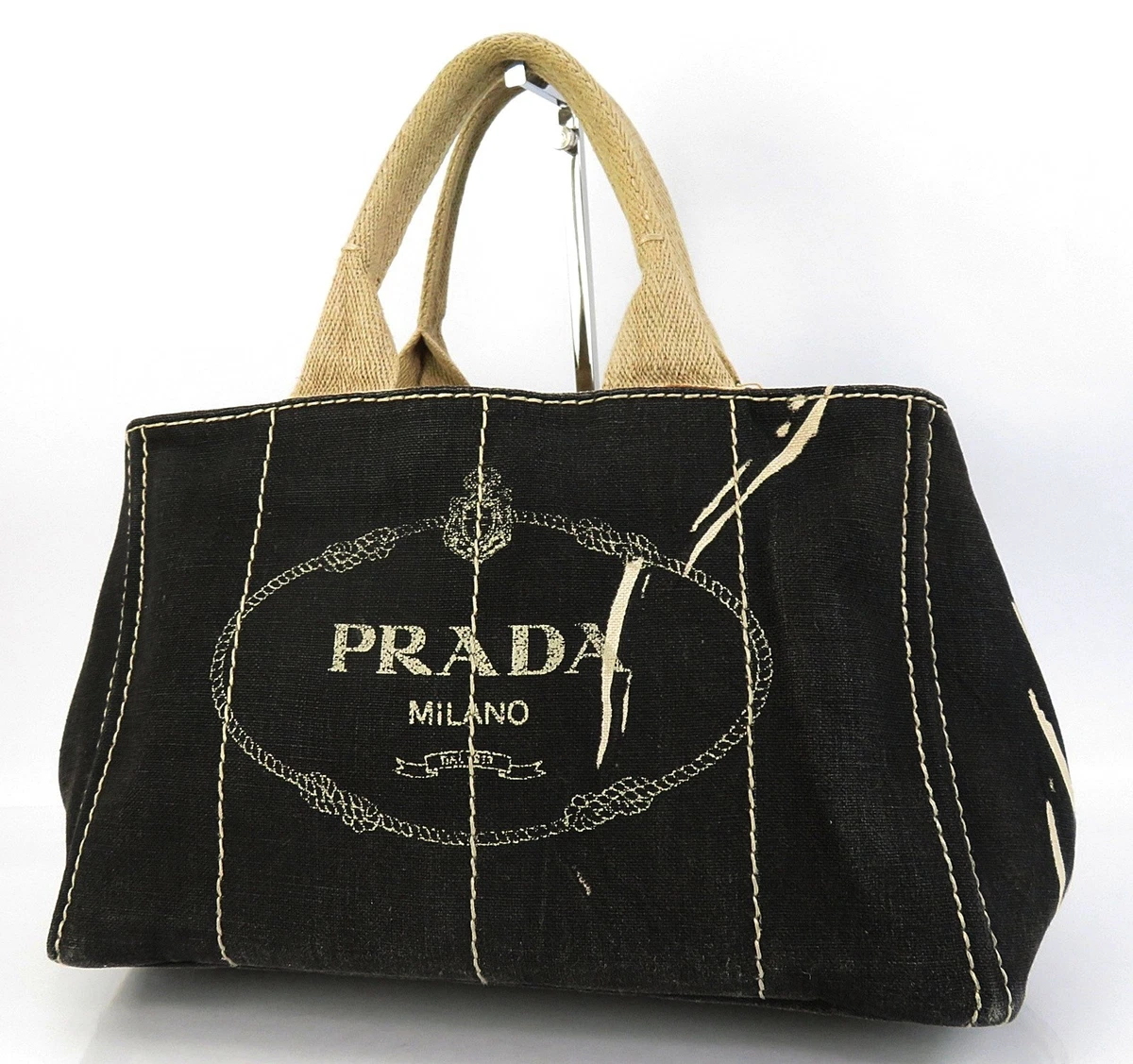 PRADA Canapa Black Bags & Handbags for Women for sale | eBay