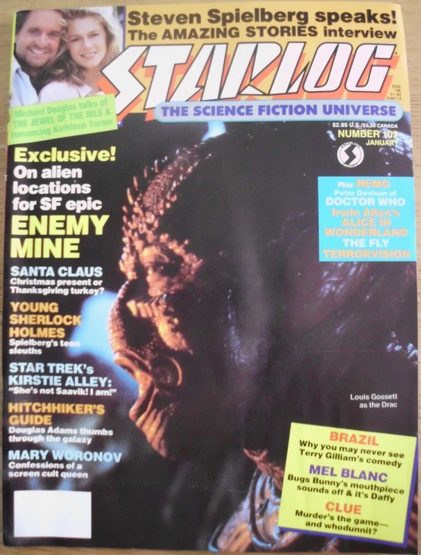 STARLOG MAGAZINE JANUARY 1986 #102 STEVEN SPIELBERG, DOCTOR WHO, MEL BLANC
