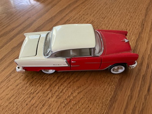 1997 Road Champs 1955 Chevy Belair Auto Diecast Maßstab 1:43 Kofferraum & Türen offen - Bild 2 von 6