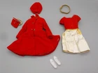 VINTAGE Skipper Party Time Gift Set Clothing SILK N FANCY DRESS COAT #1902 #1906