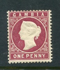 Gambia #6 Victoria 1 P. [Mint Hinged]