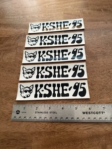 KSHE 95 Vintage Mini Bumper Stickers With Sweet meat