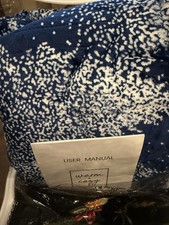 Warm  Cozy Sherpa to Sherpa Heated Electric Throw Blanket Black