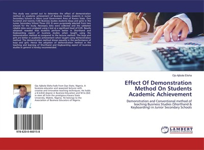Effect Of Demonstration Method On Students Academic Achievement Elisha Buch 2019