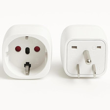 European to US Plug Adapter, EU to US Adapter, 2 Pack Europe to US Plug Adapter,