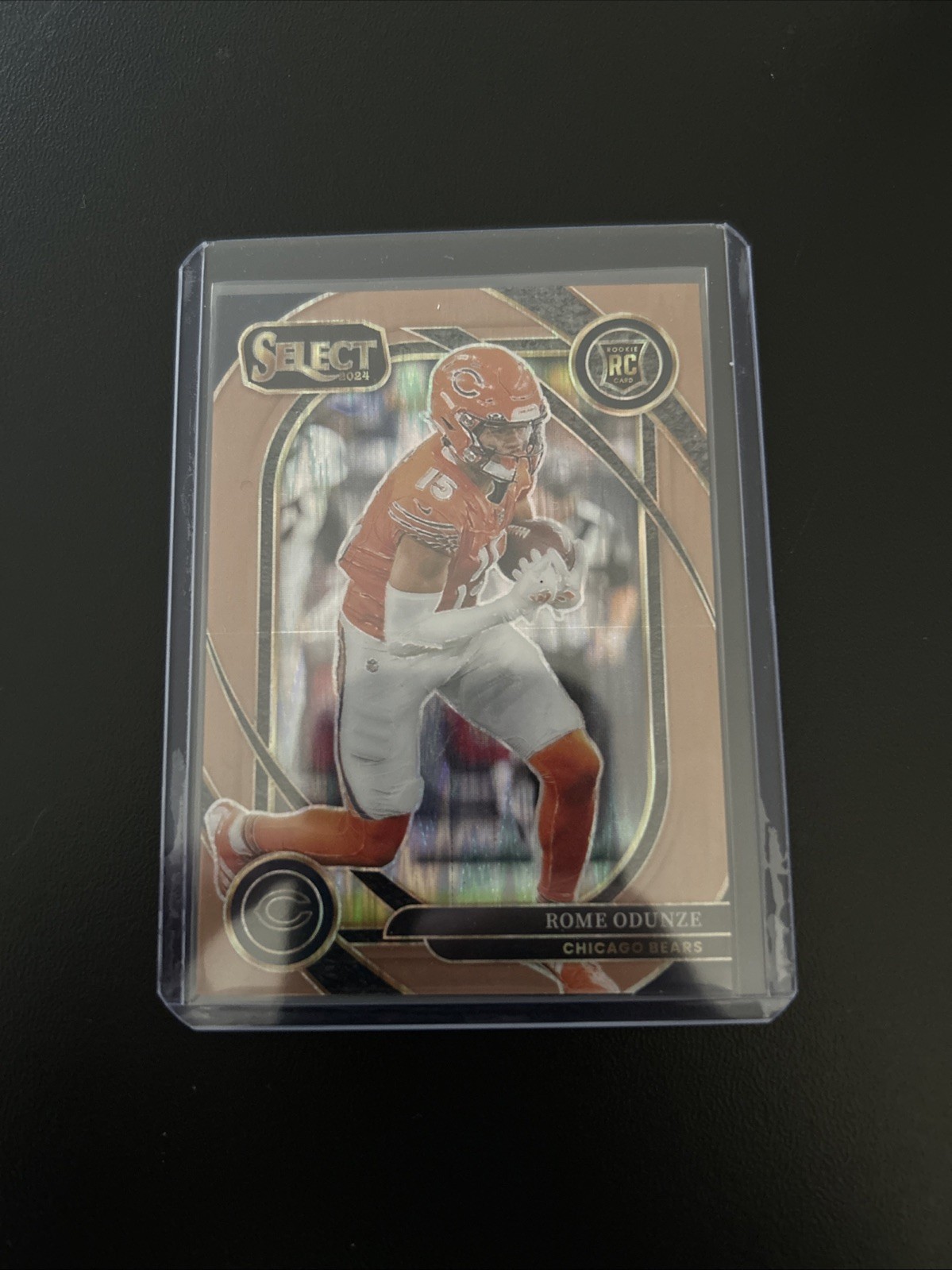 2024 Panini Select - Club Level Rome Odunze #236 Copper Shock Prizm /299 (RC)